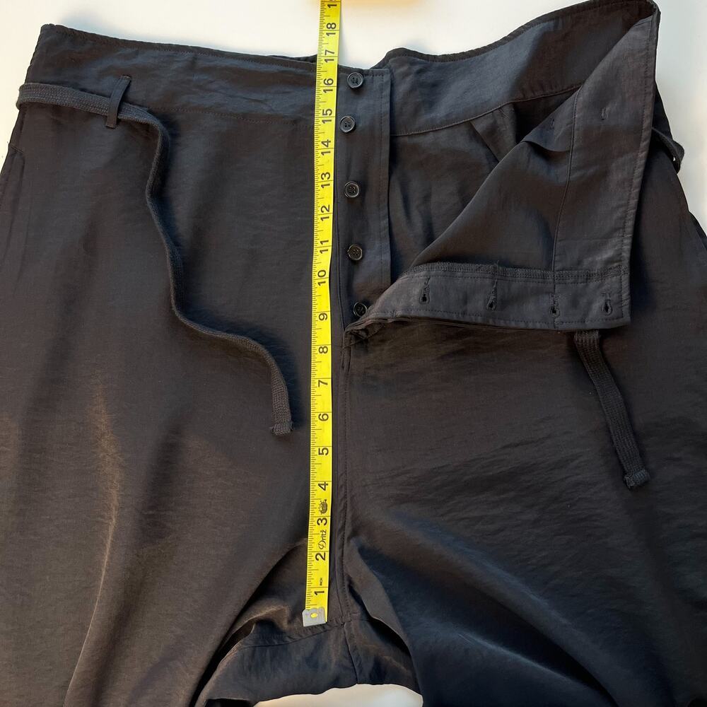 Women's Straight-Leg Drawstring Jogger Pants - Black - Picture 15 of 16